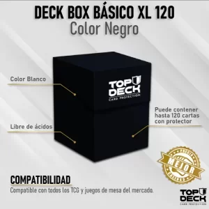 portamazos esencial xl 120 color negro